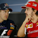 Alonso and Vettel in 2014.